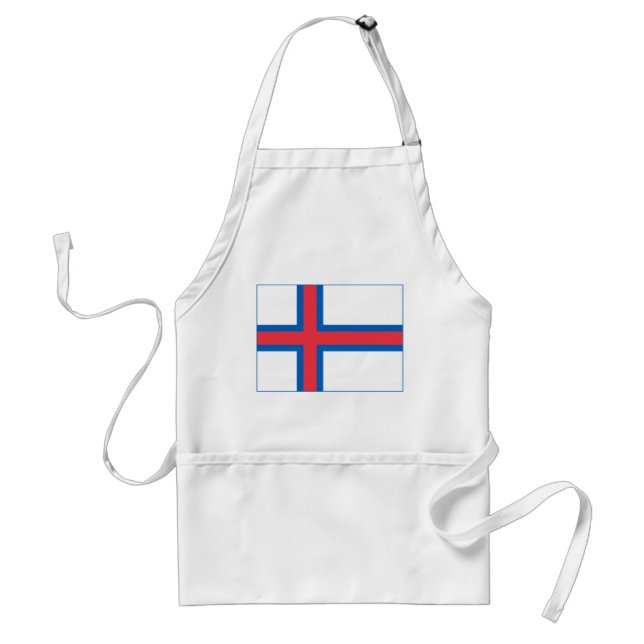 Färöarnas flagga förkläde (Framsidan)