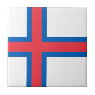 Färöarnas flagga kakelplatta