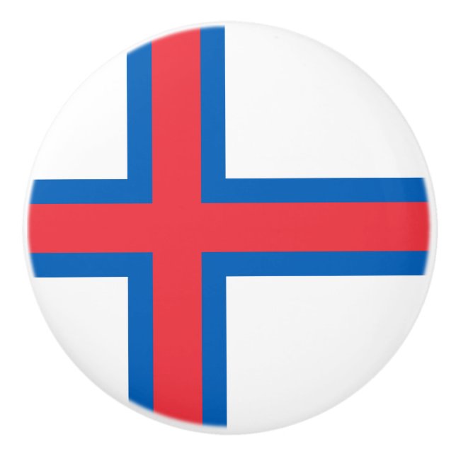Färöarnas flagga knopp (Framsidan)
