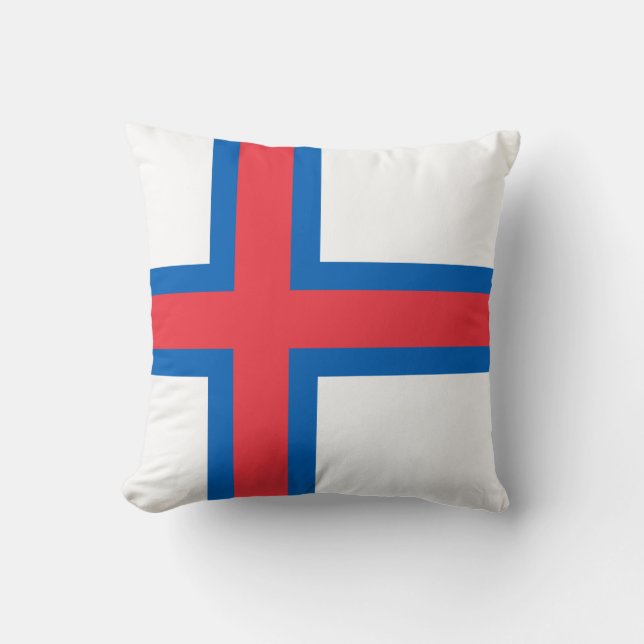 Färöarnas flagga kudde (Framsida)