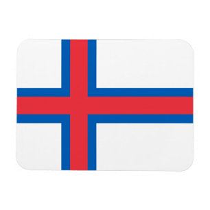 Färöarnas flagga magnet