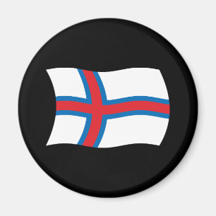 Färöarnas flagga Magnet