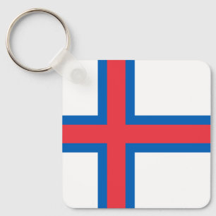 Färöarnas flagga nyckelring