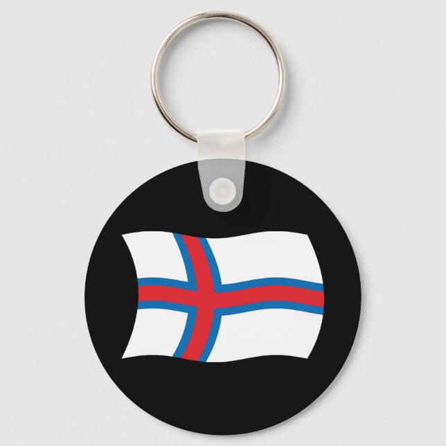 Färöarnas flagga nyckelring (Framsida)