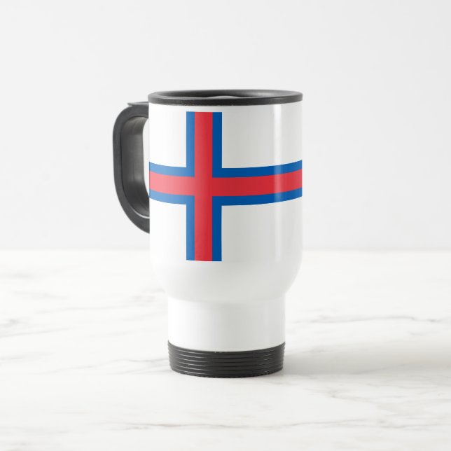 Färöarnas flagga resemugg (Framsida vänster)