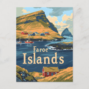 Färöarnas resor vykort