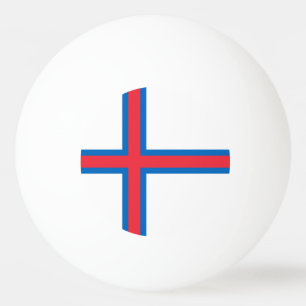 Faroe Island flagga Pingisboll