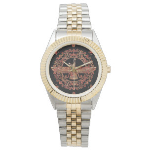 Farohar - Faravahar - Fravashi Marble och Guld Armbandsur