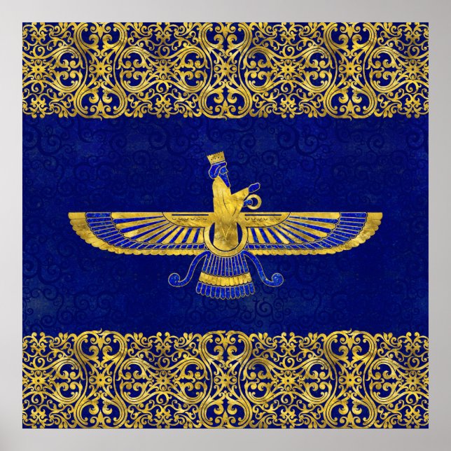 Farohar - faravahar - Fravashi Poster (Framsidan)