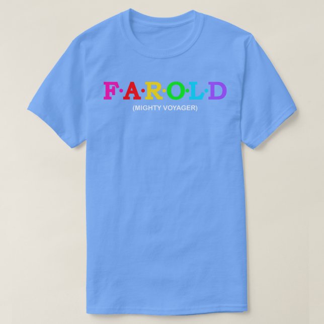 Farold Mighty Voyager T Shirt (Design framsida)