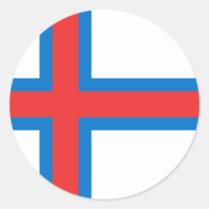 faroöar runt klistermärke