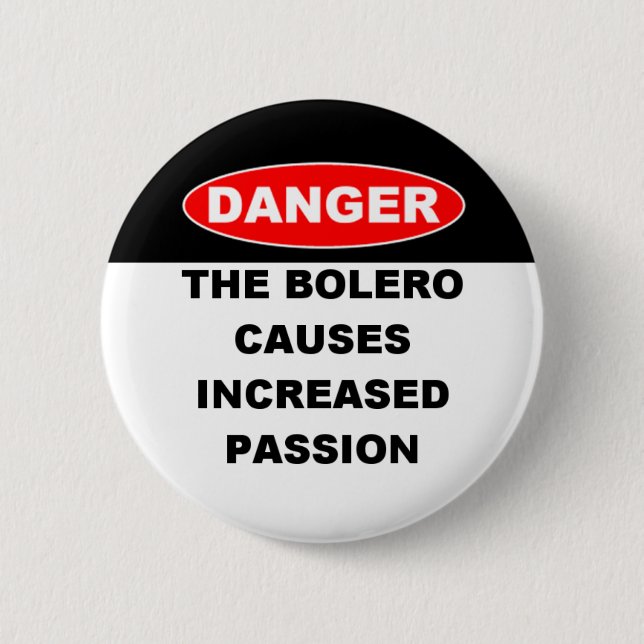 Faror av boleroen knäppas knapp (Framsida)