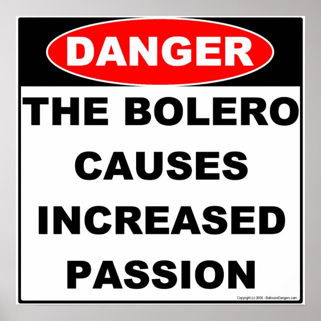 Faror med Bolero-Poster Poster (Framsidan)