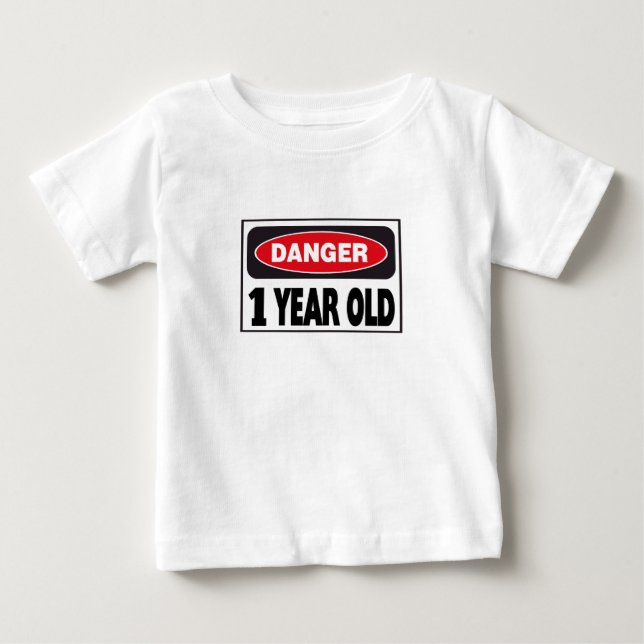 Faroskylt 1 år gammal t-shirt (Framsida)