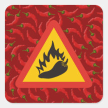 Faroskylt för hett pepparpeppar