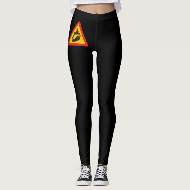 Faroskylt för hett pepparpeppar leggings (Framsida)