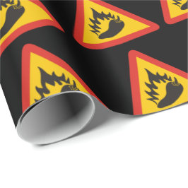 Faroskylt för hett pepparpeppar presentpapper