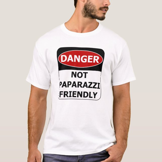 Faroskylt - inte Paparazzi Friendly Tee Shirt (Framsida)
