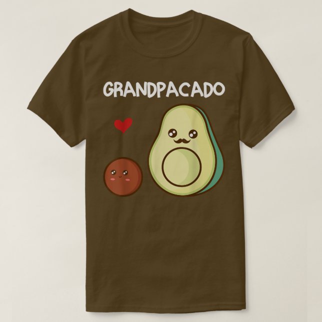 Farpacado Grandpa Avocado Gravid Announement T Shirt (Design framsida)