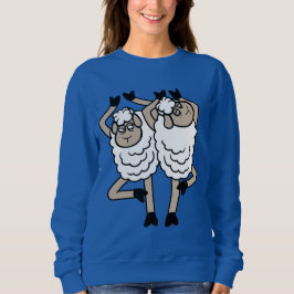 Fårpar Irriterat Besvärat Trädposition Yoga Knuffa T Shirt