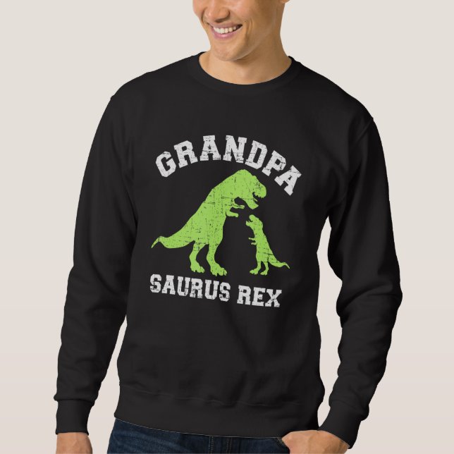 Farpasaurus rex dinosaurie for morpa lång ärmad tröja (Framsida)