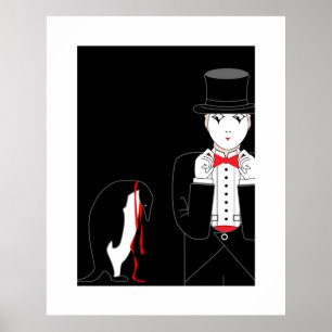 Farpingvinaffisch Poster