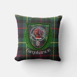 Farquharson Scottish Clan Tartan & Crest Kudde