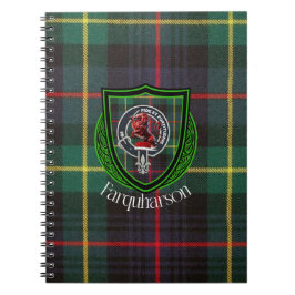 Farquharson skotska klan tartan & vapen anteckningsbok