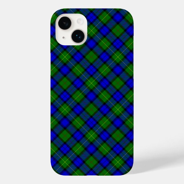 Farquharson tartan blue grönt plaid (Baksida)