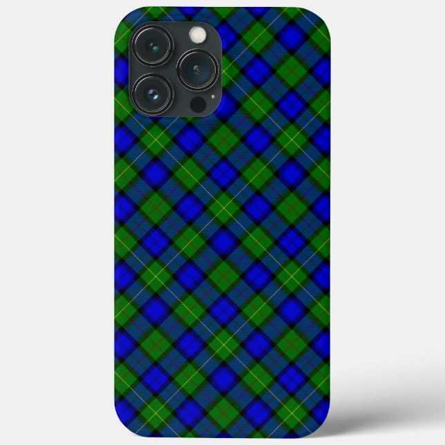 Farquharson tartan blue grönt plaid (Baksida)