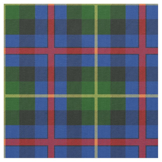 Farquharson Tartantryck Tyg (Närbild)