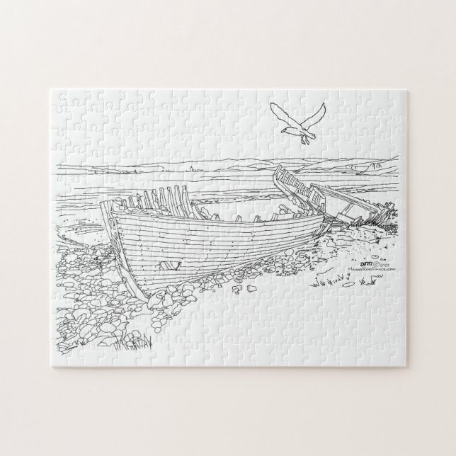 Farr Bay Scotland Puzzle Pussel (Horisontell)