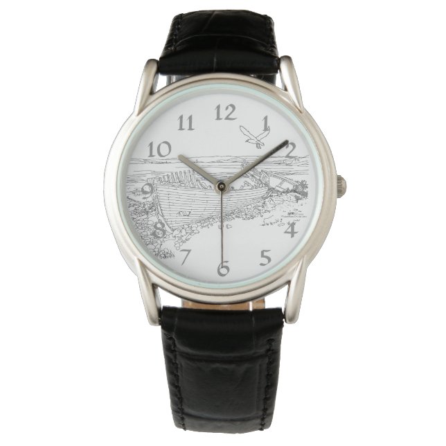 Farr Bay Skeppsvrak Skottland Armbandsur (Framsida)