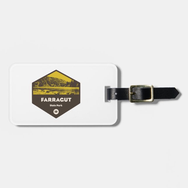 Farragut State Park Idaho Bagagebricka (Horisontell Framsida)