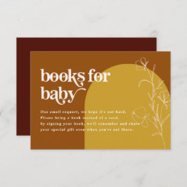 FARRAH Retro 70:s Bokar för babyvykort Inbjudningar