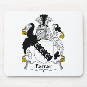 Farrar familjvapensköld musmatta