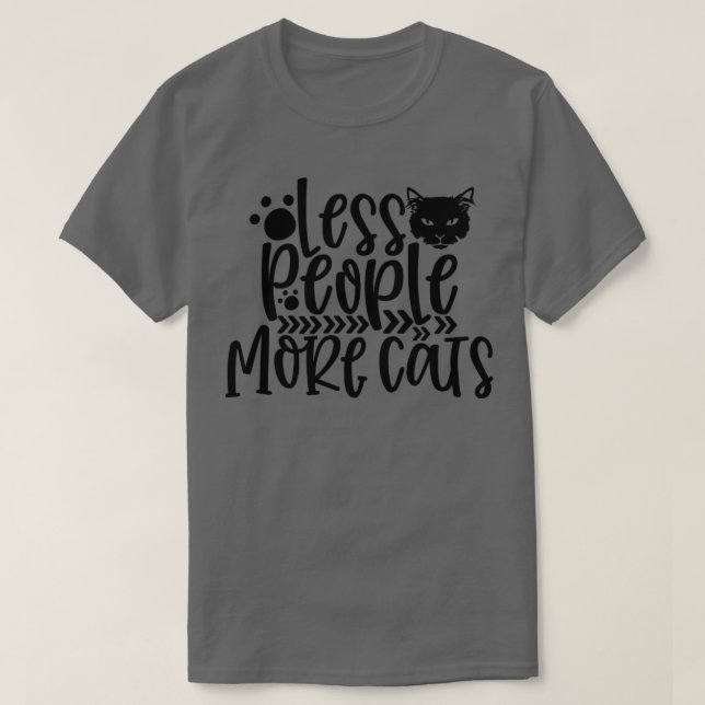 Färre människor fler katter Cat Dam Kattunge Kattu T Shirt (Design framsida)