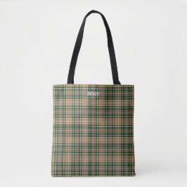 Farrell Klan Tartan Tan Play Monogram Tygkasse