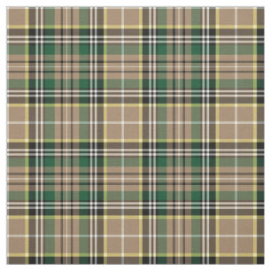 Farrell Tartan Mönster Tan Irish Play Tyg