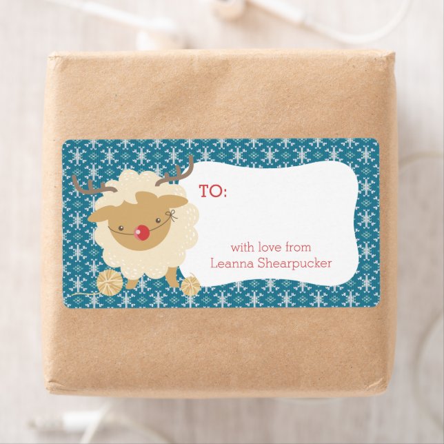 Fårrenar som knackar julljul fraktsedel (Insitu)