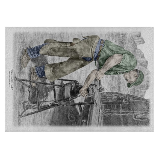 Farrier Blacksmith Använda Anvil (Framsidan)