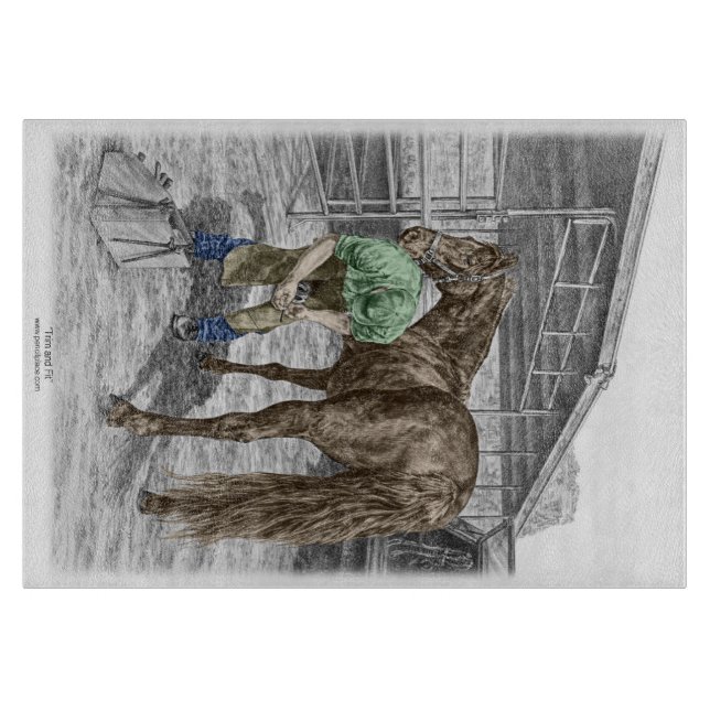 Farrier Blacksmith Shoeing Horse (Framsidan)