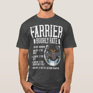 Farrier Horseshoe Gift Hoof Verktyg (2) T Shirt