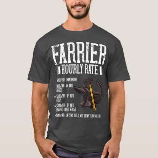 Farrier Horseshoe Gift Hoof Verktyg T Shirt