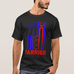Farrier Horseshoe Hoof Trimming Equine Shoeing 2 T Shirt