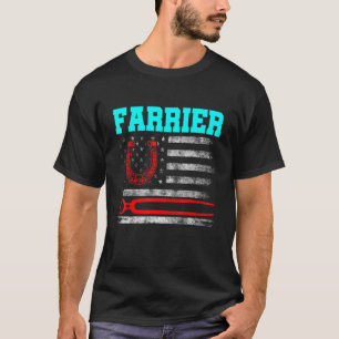 Farrier Horseshoe Hoof Trimming Equine Shoeing _36 T Shirt