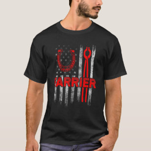 Farrier Horseshoe Hoof Trimming Equine Shoeing 38 T Shirt
