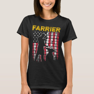 Farrier Horseshoe Hoof Trimming Equine Shoeing _42 T Shirt