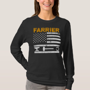 Farrier Horseshoe Hoof Trimming Equine Shoeing _45 T Shirt