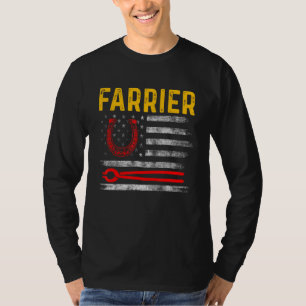 Farrier Horseshoe Hoof Trimming Equine Shoeing 93 T Shirt